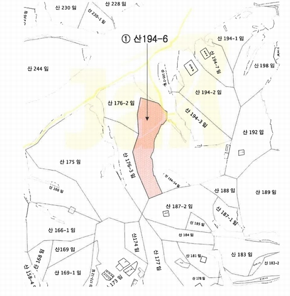 2024타경5201 경상남도 진주시 미천면 안간리 산194-6 임야 경매 이미지