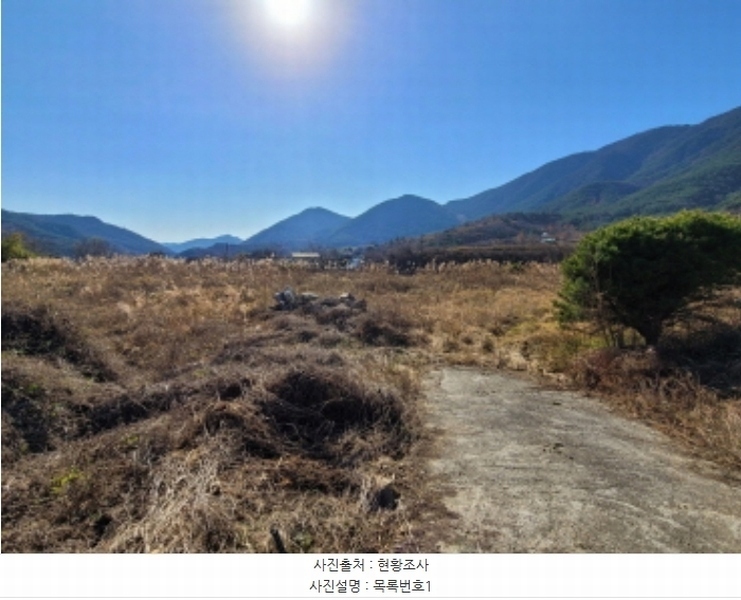 2024타경6297 경상남도 산청군 단성면 운리 274 농지 경매 이미지
