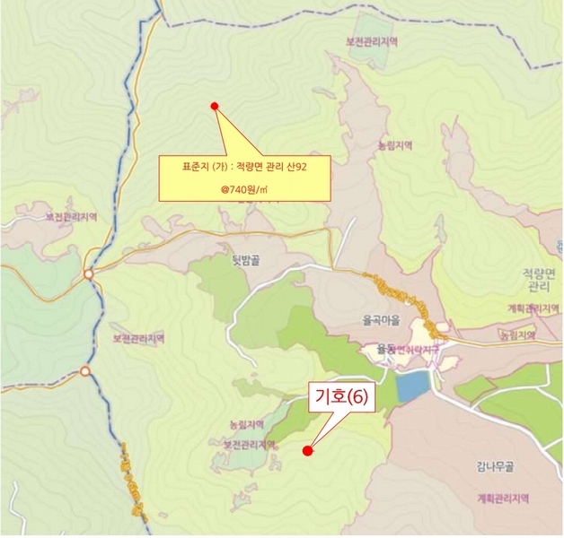 2024타경6815 경상남도 하동군 적량면 관리 산125 임야 경매 이미지