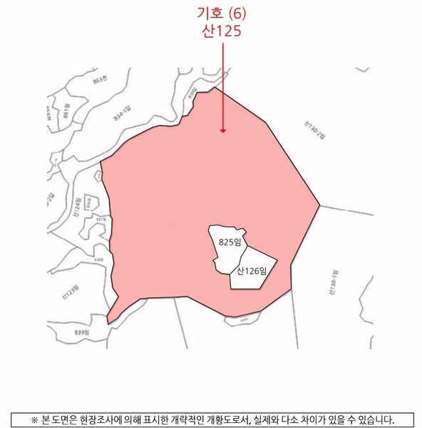 2024타경6815 경상남도 하동군 적량면 관리 산125 임야 경매 이미지