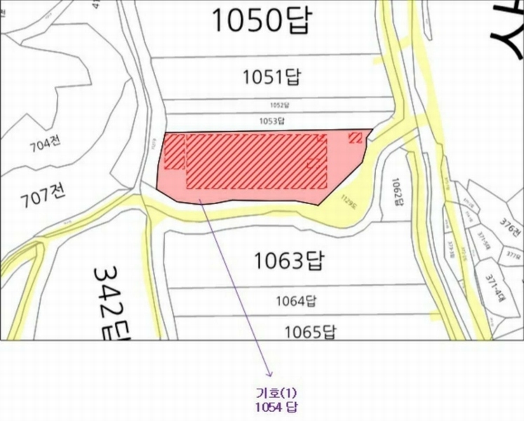 2024타경37079 경상남도 진주시 진성면 천곡리 1054 농지 경매 이미지
