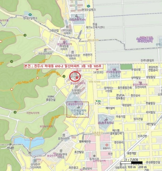 2024타경38126 경상남도 진주시 하대로34번길 10, 일신아파트 3동 1층 105호 아파트[공급30평형] 경매 이미지