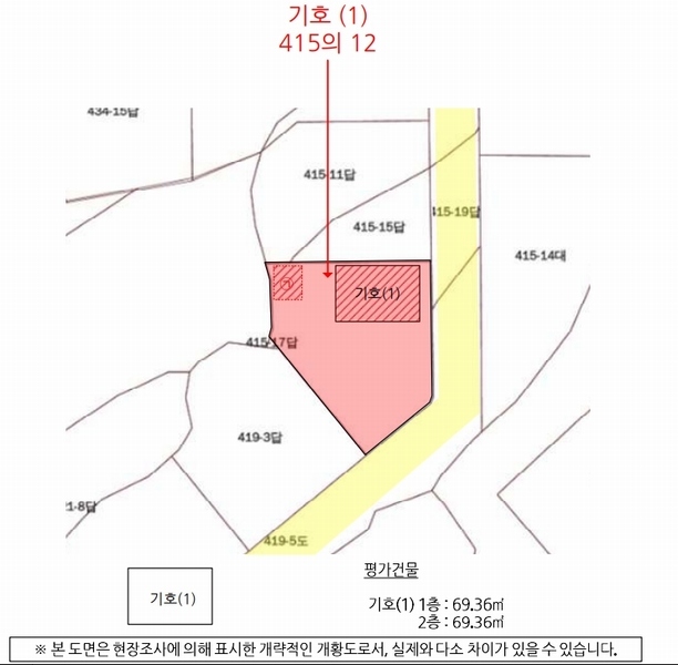 2025타경577 경상남도 진주시 금산면 용아리 415-12 주택 경매 이미지