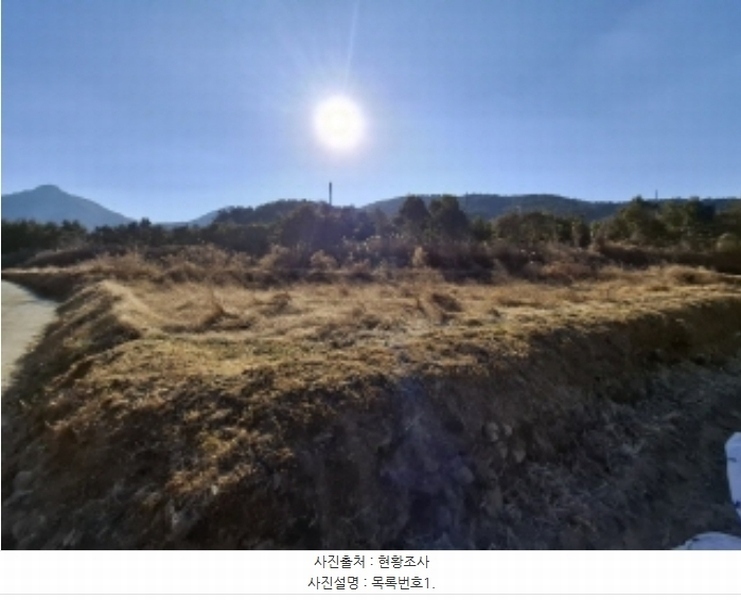 2025타경30051 경상남도 남해군 남해읍 입현리 1026 농지 경매 이미지