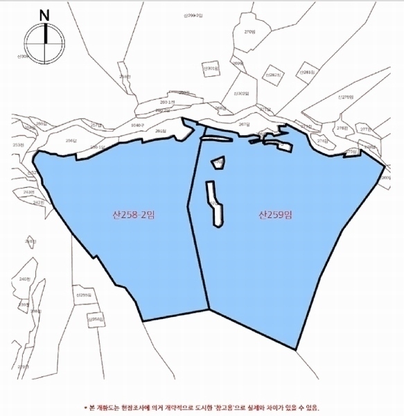 2025타경30667 경상남도 진주시 명석면 외율리 산258-2 임야 경매 이미지