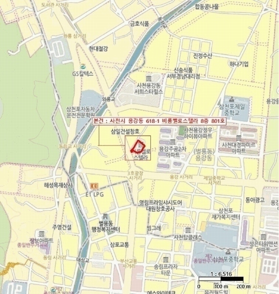 2025타경30727 경상남도 사천시 중앙로 238, 비룡벨로스텔라 8층 801호 아파트 경매 이미지