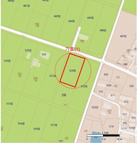 2025타경30771 경상남도 사천시 용현면 주문리 528 농지 경매 이미지