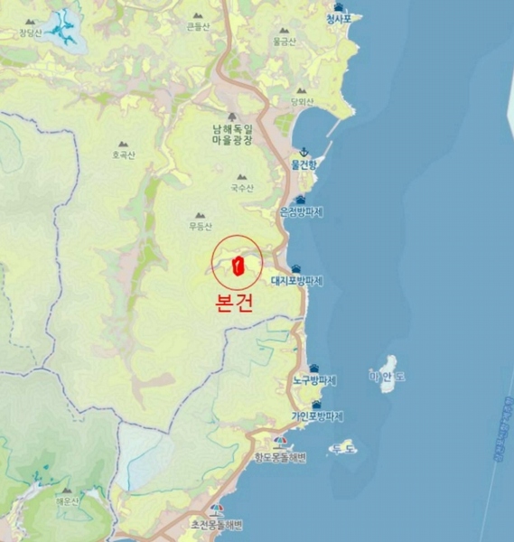 2025타경30830 경상남도 남해군 삼동면 물건리 산235 임야 경매 이미지