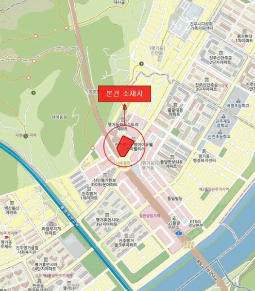 2025타경30840 경상남도 진주시 진양호로 221, 진주평거우방아이유쉘스카이팰리스 32층 102-3205호 아파트[공급36평형] 경매 이미지