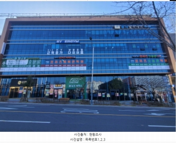 2024타경6457 경상남도 진주시 충의로 119, 진주혁신도시아슬란스포츠몰 1층 씨109호 근린상가 경매 이미지