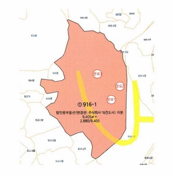 2025타경30614 경상남도 하동군 악양면 평사리 916-1 임야 경매 이미지