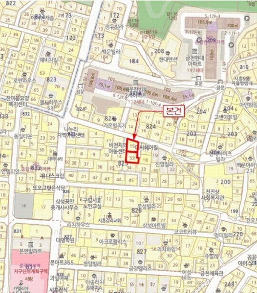2025타경10449 서울특별시 금천구 독산로22길 64, 다음빌라 2층 201호 다세대(빌라)[공급10평형] 경매 이미지