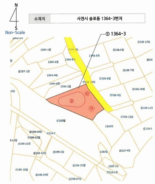2024타경6259 경상남도 사천시 송포동 1364-3 근린시설 경매 이미지