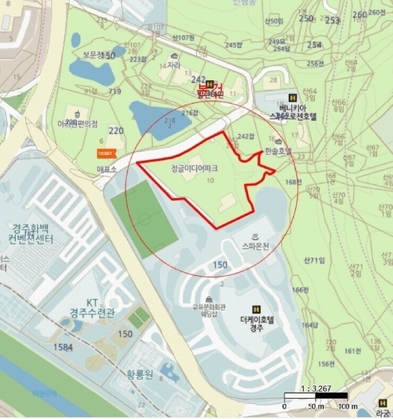 2025타경10483 경상북도 경주시 보문로 465-67, 지티랜드 에이동 2층 223호 근린상가 경매 이미지