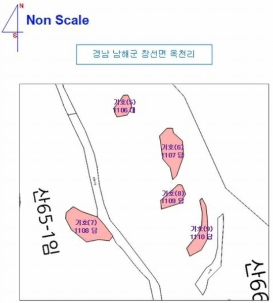 2024타경36441 경상남도 남해군 창선면 옥천리 1088 농지 경매 이미지