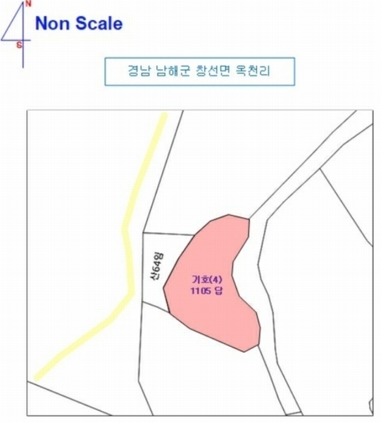 2024타경36441 경상남도 남해군 창선면 옥천리 1088 농지 경매 이미지