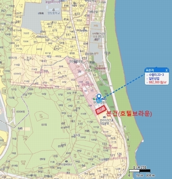 2025타경10487 경상북도 경주시 양남면 수렴리 117-4 숙박시설 경매 이미지