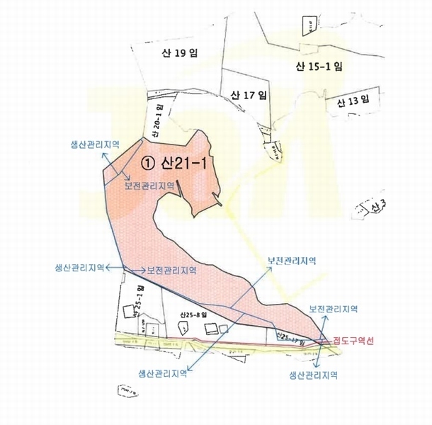 2024타경37437 경상남도 하동군 옥종면 대곡리 산21-1 임야 경매 이미지