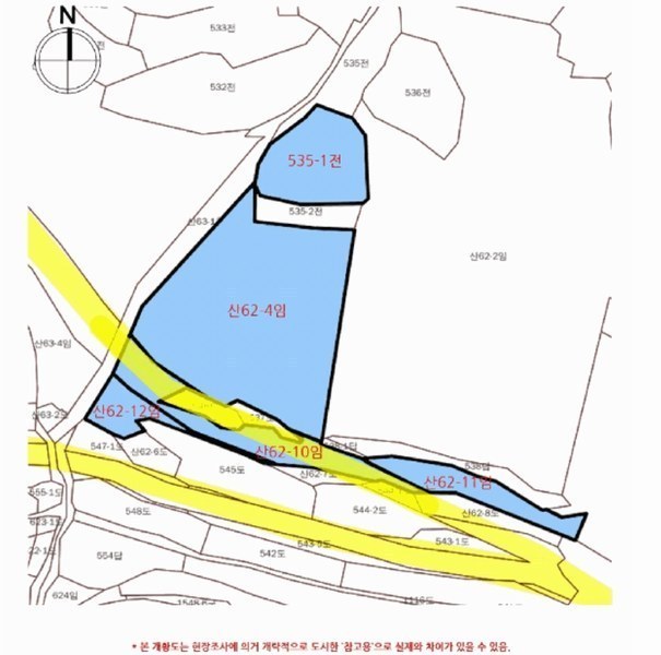 2025타경30655 경상남도 남해군 서면 정포리 535-1 임야 경매 이미지