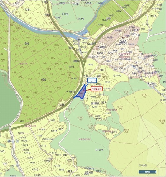 2025타경30696 경상남도 남해군 창선면 오용리 산186 임야 경매 이미지