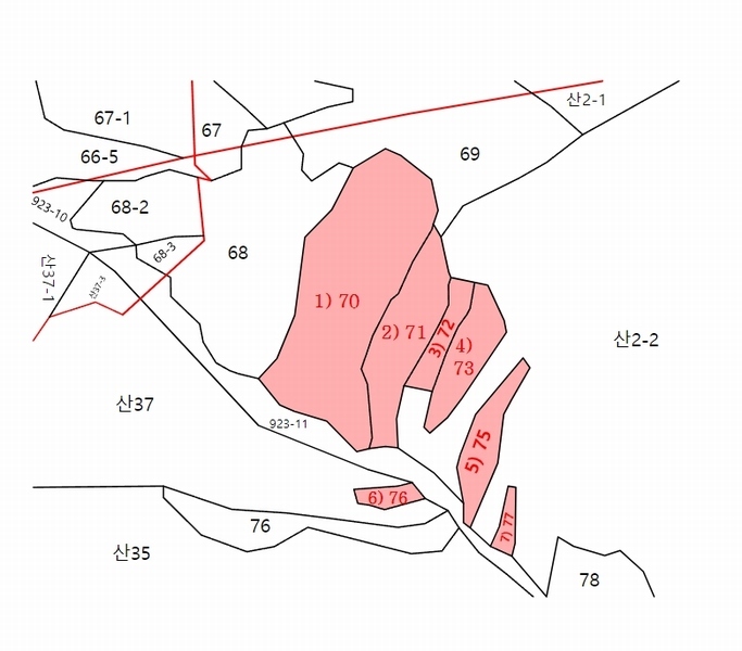 2023타경370 경상남도 거제시 연초면 송정리 70 농지 경매 이미지