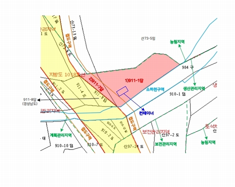 2023타경5993 경상남도 거제시 동부면 구천리 산73-4 임야 경매 이미지