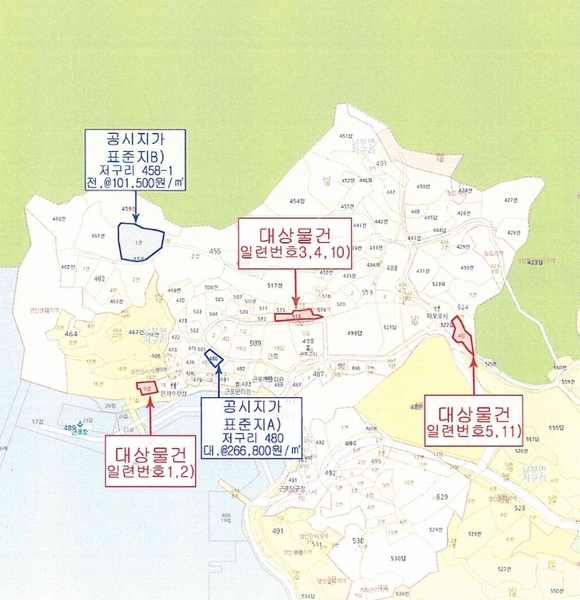 2023타경31428 경상남도 거제시 남부면 저구리 524-4 농지 경매 이미지