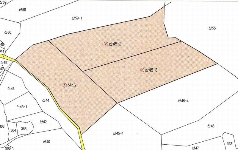 2024타경1226 경상남도 거제시 수월동 산45 임야 경매 이미지