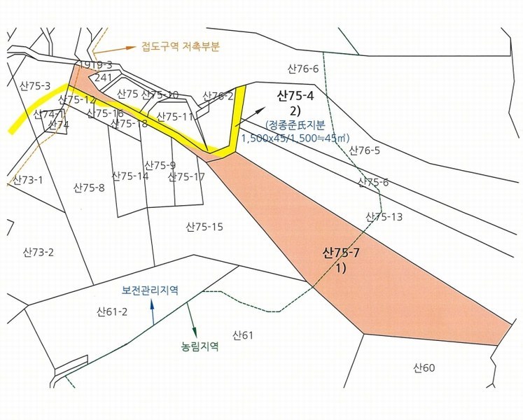 2024타경5228 경상남도 고성군 회화면 삼덕리 산75-7 임야 경매 이미지