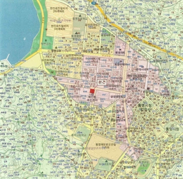 2024타경26607 경상남도 통영시 원문로 27, 월드지.브이존 5층 501호외12개호 근린상가 경매 이미지