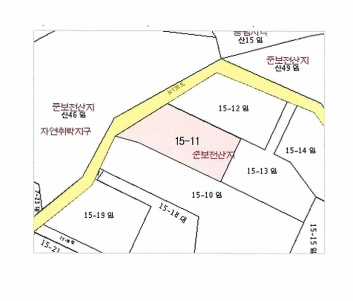 2024타경27655 경상남도 거제시 문동동 15-11 임야 경매 이미지