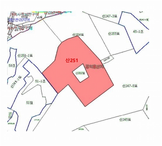2024타경28658 경상남도 통영시 한산면 두억리 산251 임야 경매 이미지