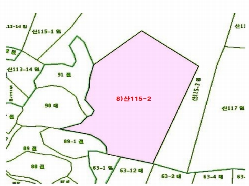 2024타경28726 경상남도 거제시 연초면 오비리 산115-2 임야 경매 이미지
