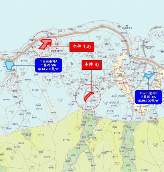 2024타경30033 경상남도 통영시 도산면 오륜리 515 농지 경매 이미지