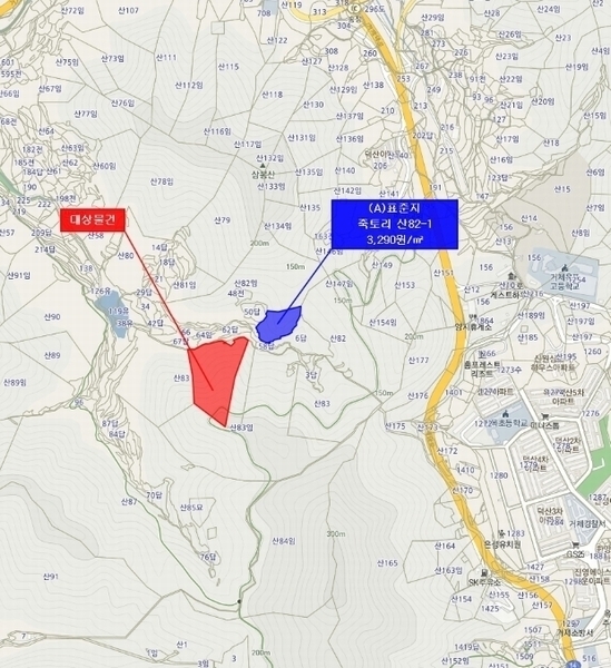2024타경31722 경상남도 거제시 연초면 죽토리 산83-1 임야 경매 이미지