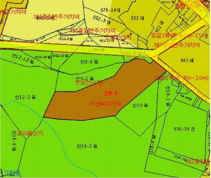 2024타경33162 경상남도 거제시 양정동 산8-2 임야 경매 이미지