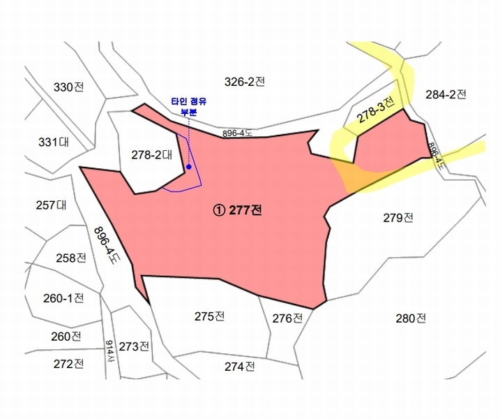 2025타경21012 경상남도 통영시 산양읍 삼덕리 277 농지 경매 이미지