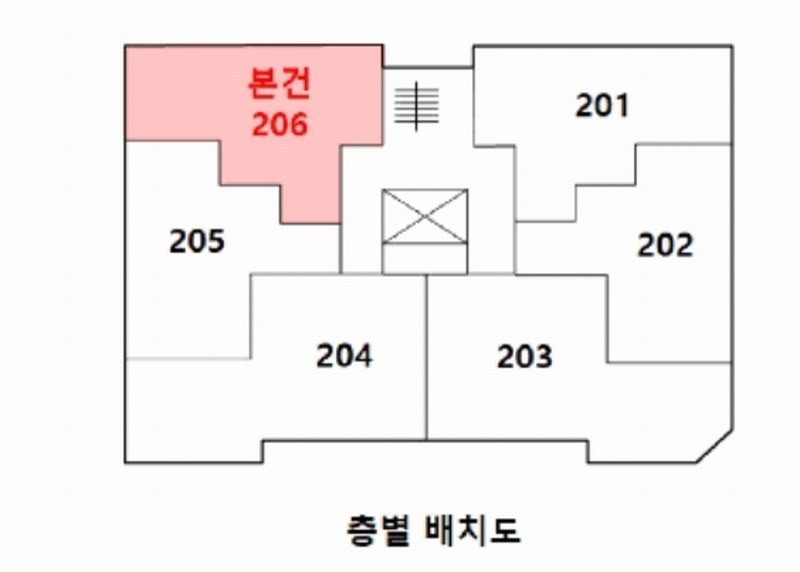 2025타경10591 서울특별시 양천구 곰달래로1길 67, 에이엔타워 2층 206호 오피스텔 경매 이미지