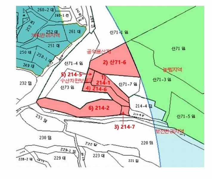 2025타경21164 경상남도 거제시 둔덕면 상둔리 214-1 임야 경매 이미지