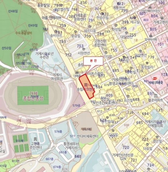 2025타경21171 경상남도 거제시 거제중앙로19길 41, 송림파크맨션 6층 606호 아파트[공급27평형] 경매 이미지