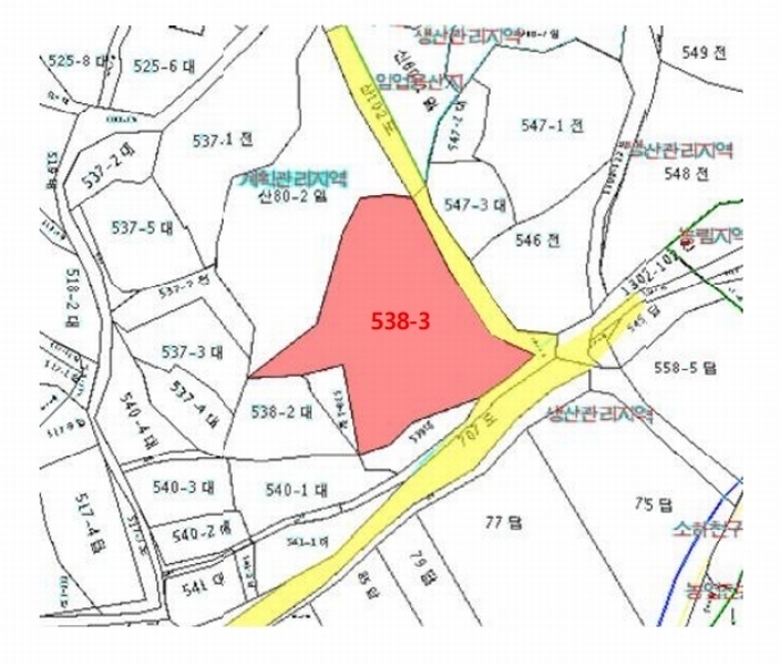 2025타경21319 경상남도 거제시 거제면 옥산리 538-3 농지 경매 이미지