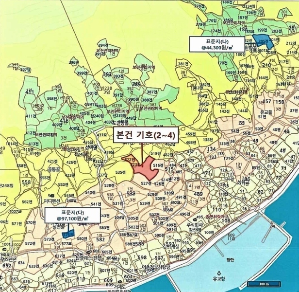 2025타경21354 경상남도 거제시 사등면 창호리 522 농지 경매 이미지