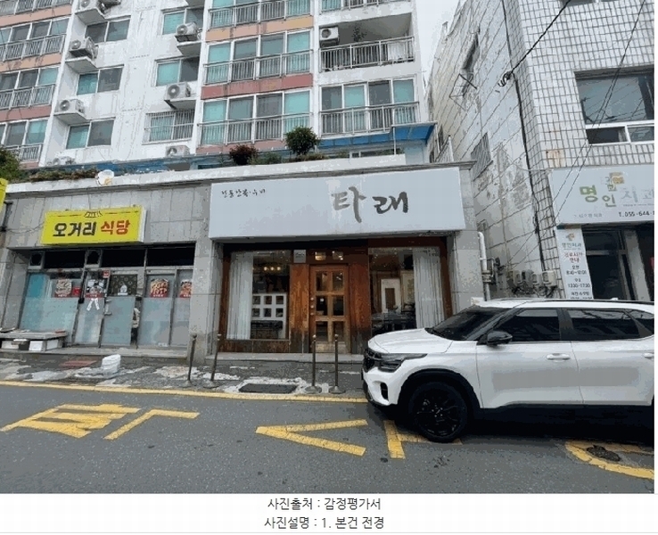 2025타경21369 경상남도 통영시 충렬로 14-27, 금성센타빌 1층 상가103호 근린상가 경매 이미지