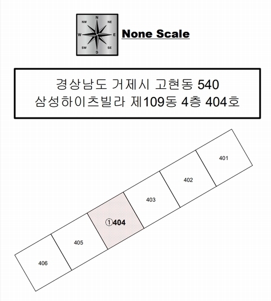 2025타경21425 경상남도 거제시 계룡로11길 17-17, 삼성하이츠빌라 109동 4층 404호 다세대(빌라) 경매 이미지