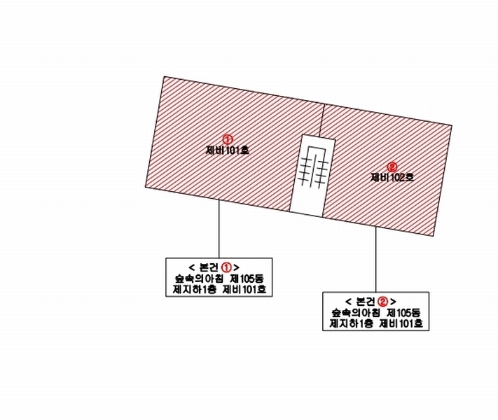 2025타경21496 경상남도 거제시 용소7길 20, 숲속의아침 105동 지하1층 비102호 근린상가 경매 이미지