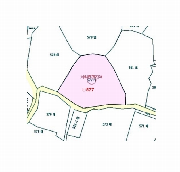 2025타경21512 경상남도 거제시 연초면 한내리 577 대지 경매 이미지