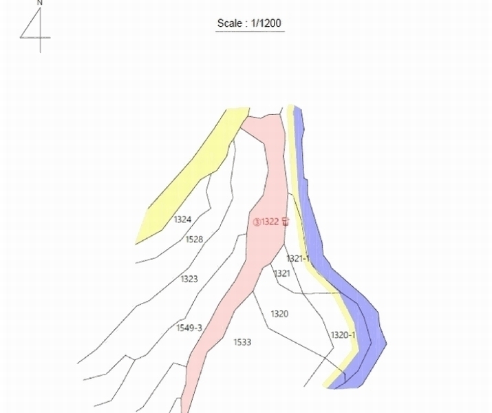 2025타경21535 경상남도 고성군 거류면 신용리 1322 농지 경매 이미지