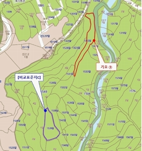 2025타경21535 경상남도 고성군 거류면 신용리 1322 농지 경매 이미지