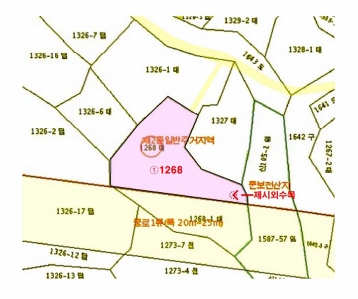 2025타경21683 경상남도 거제시 아주동 1268 대지 경매 이미지