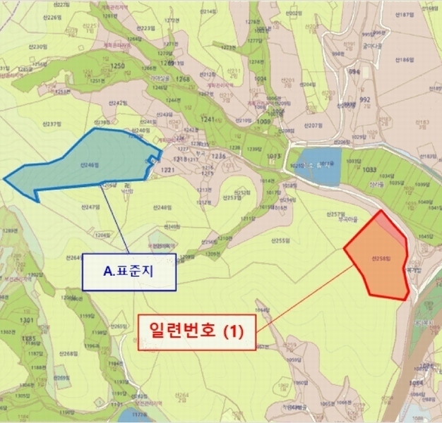 2025타경21795 경상남도 고성군 마암면 삼락리 산258 임야 경매 이미지